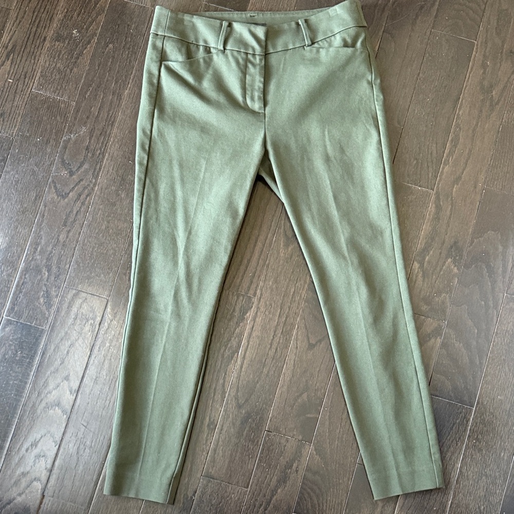 LOFT Olive Skinny Pants